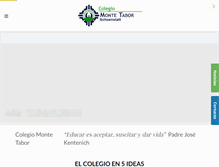 Tablet Screenshot of colegiomontetabor.es